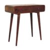 Curved Hallway Table - Chestnut - Image 2