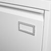 Filing Cabinet Lateral File Cabinet With Lock, 3 Drawer - White - Image 7