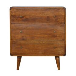 Curved Chest - Chestnut