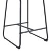 (Set of 2) Modern Minimalist Style Material Bar Stools, Suitable For Kitchen, Bar And Modern Home Design - White - Image 18