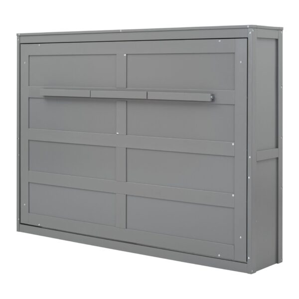 Queen Size, Murphy Wall Bed - Gray