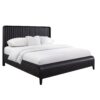 King Waterfall Panel Bed - Black - Image 2
