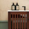 30" Vintage Bathroom Vanity With Ceramic Sink, Modern Bathroom Vanity Cabinet With 2 Soft Close Doors, Equpiied With 4 Sturdy Iron Legs - Antique Dark Brown - Image 15