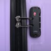 3 Piece Luggage Sets Lightweight Suitcase With Two Hooks, Spinner Wheels, Tsa Lock, (20/24/28) - Light Purple - Image 24