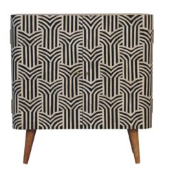 Inlay - Edessa Bone Cabinet - Black