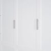 Queen Size Murphy Wall Bed With Cushion - White - Image 7