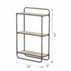 Wall Shelf - Black Brown - Image 7