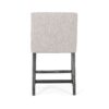 Charmed Upholstered Counter Stool With H Frame Base And Round Arms - Light Gray - Image 8