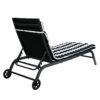 Outdoor Lounge Chairs (Set of 2), Cushion Replacement Patio Funiture Seat Cushion Chaise Lounge Cushion - Black / White - Image 8
