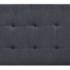 Sleek Contemporary Upholstered Ottoman - Black - Image 3