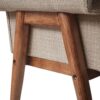 Accent Bench With Button Tufted Seat - Tan - Image 6