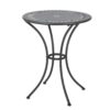 Ambrosia - 3 Piece Bistro Set With Leaf Motifs Top And Seat - Black - Image 6