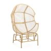 Palos - Outdoor Wicker Glider Chair - Light Brown - Image 9
