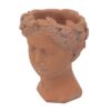 D6X9" Visage Head Bust Planter - Brown - Image 4
