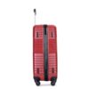 3 Piece Luggage Sets Lightweight Suitcase With Two Hooks, Spinner Wheels, (20/24/28) - Red - Image 9
