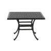 44" Square Dining Table - Dark Lava Bronze - Image 3