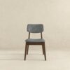 Carlos - Solid Back Side Chair (Set of 2) - Brown / Gray - Image 2
