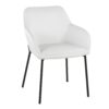 Daniella - Contemporary Dining Chair (Set of 2) - Black / White - Image 2