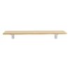 Laundry Room Folding Table, Wall Mounted Folding Table For Small Spaces, Fold Down Desk, Workbench, Addition To Garage & Shed - Burly Wood - Image 9