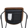 (Set of 4) Retro Chairs, Comfortable Bar Stools, Suitable For Industrial And Vintage Style Environments - Brown - Image 19