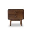 Alexa - Mid-Century Modern Style Night Stand - Brown - Image 2