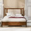 Queen Size Platform Bed With 2 Big Drawers Twin Size Trundle - Brown - Image 15