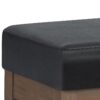Milltown - Large Ottoman Bench - Midnight Black - Image 6