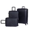 3 Piece Luggage Sets, Lightweight Suitcase With Two Hooks, Spinner Wheels, Tsa Lock, (20/24/28) - Black - Image 14