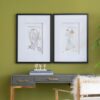 Wall Arts (Set of 2) - Black White - Image 7