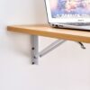 Laundry Room Folding Table Wall Mounted, Folding Table For Small Spaces, Fold Down Desk, Workbench, Addition To Garage & Shed - Burly Wood - Image 16