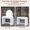 Makeup Vanity Table With Mirror Touch Screen Lighted Mirror, Dressing Table With Drawer For Bedroom - White - Image 4