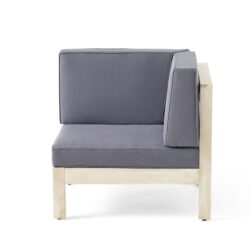Brava - X Back Right Arm Chair - Light Gray