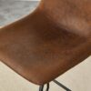 (Set of 2) Retro Bar Chairs, Comfortable Stools Suitable For Industrial And Vintage Style Settings - Brown - Image 11