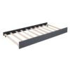 Upholstered Daybed With Trundle Twin Size Sofa Bed Frame No Box Spring Needed, Linen - Gray - Image 10