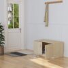 Hamster Cage, Rat Cage Wood With Independent Storage Cabinet, House For Ch" illa With Guinea Pig Hutch And Bridge, Easy View Acrylic Panels, Living Habitat X-Large - Teak - Image 8
