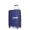 Hardshell Suitcase Double Spinner Wheels Pp Luggage Sets Lightweight Durable Suitcase With Tsa Lock, 3 Piece Set (20/24/28) - Navy - Image 10