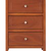 Daniel - Transitional Nightstand - Oak - Image 2