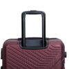 3 Piece Luggage Sets Lightweight Suitcase With Two Hooks, Spinner Wheels, Tsa Lock, (20/24/28) - Wine Red - Image 20