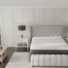 Pur Chill - 12" California King Soft Mattress With Phase Change Cooling Fabric - White / Gray - Image 4