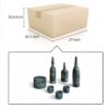 Diamond Natural Marble Living Room Accessories Set, Luxury 7 Pieces Genuine Marble, Real Marble - Green - Image 5