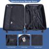 Luggage 4 Piece Lightweight Suitcase With Rotating Wheels, 24" And 28" With Tsa Lock, (16/20/24/28) - Blue - Image 9