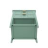 2 Drawer Side Table, American Style, End Table, Suitable For Bedroom, Living Room, Study - Light Green - Image 19