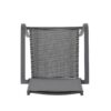Waterfal - Outdoor Aluminum Dining Chair With Mesh Seat (Set of 2) - Dark Gray - Image 8