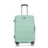 3 Piece Luggage Sets Pc Lightweight & Durable Expandable Suitcase With Two Hooks, Double Spinner Wheels, Tsa Lock, (21/25/29) - Light Green - Image 10