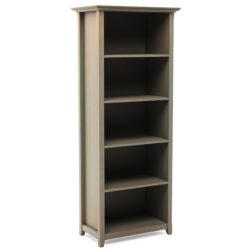 Amherst - 5 Shelf Bookcase - Distressed Gray