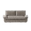 Queen Pull Out Sofa Bed, 3 In 1 Convertible Sleeper Sofa Multifunctional Velvet Loveseat Bed - Gray - Image 13
