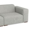 Rex - Left Sectional Sofa And Ottoman - Gray - Image 5