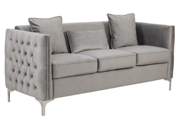 Bayberry - Sofa With 3 Pillows - Gray