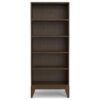 Harper - 5 Shelf Bookcase - Walnut Brown - Image 2