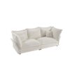 Modern Comfy Upholstered Sofa Cloud Couch, Deep Seat Couches With Multiple Large Soft Pillows, Convertible Deep Seat Chaise Longue For Living Room - Beige - Image 13